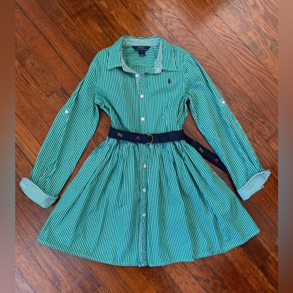 green emerald velvet dress Murray Classic Women's Polo Dress | Green main image 0